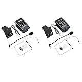 Daijianbin 2X 5 Bänder Akustik Gitarren Ton Abnehmer EQ Preamp LCD Tuner Equalizer mit Mikrofon LC-5