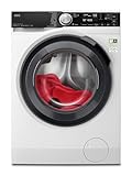 AEG Waschmaschine, PowerCare: Vormisch-Technologie 8kg-in-59Min Waschen, 10 kg, Mengenautomatik, WiFi, Nachlege- & Auffrischfunktion, Wasserstopp, 1600 U/min, Leise, Frontlader, LR8E80600