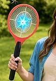 IPEA Elektrischer Mückenschläger klein – 18 cm x 46 cm – Blitzschläger für Fliegen und Fliegende Insekten für Haus, Garten, Camping – funktioniert mit 2 AA-Batterien (Nicht im Lieferumfang enthalten