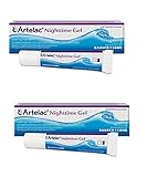 2 x Artelac Nighttime Gel 10 g - Tiefes Feuchtigkeitsmanagement für trockene Augen