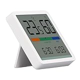Temperaturfeuchtigkeitsmonitor mit Hochempfindlichem Sensor, Großer LCD -Bildschirm für den Heimat, ABS -Material