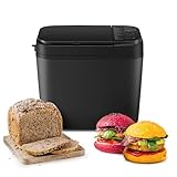Panasonic SD-R2530K Automatischer Brotbackautomat, glutenfreie Programme & Nussspender, horizontales Design, 30 automatische Programme, zwei Temperatursensoren, 13-Stunden-Timer, Schwarz