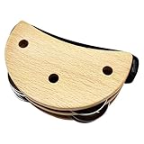 Tamburin mit Füßen – Percussion Tamburin mit Fuß tragbar | Schlagzeug-Set mit elastischem Gurt, Musikinstrument, Percussion Shaker, zusätzliche Rhythmusgeräusche