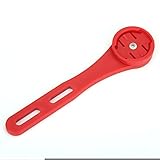 NinGYiYan für Fahrradlenker-Computerhalterung, für Outdoor-Fahrrad-GPS-Unterstützung, zwei Farben erhältlich, langlebiges Design, einfache Installation, universelle Kompatibilität (Rot)