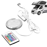 Generisch LED Einbauleuchten, 5V LED Einbauleuchten, Ultradünne RGB Beleuchtung Für Küche Bad Garten Schlafzimmer Außenbereich Dekoration