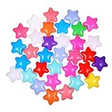 GALPADA 100 Stück Sternförmige Ozeanbälle Bunte Spielbälle Für Bällebäder Indoor Spielplatz Poolspielzeug Fördern Hand Auge Koordination Und Greifkraft