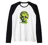 DJ Buddha Musik Kopfhörer Buddhismus Tanz Musik Techno Raglan