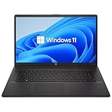 HP Laptop, 17,3 Zoll IPS Full-HD Display, Intel N200 4 x 3.70 GHz, 32 GB DDR4 RAM, 1000 GB SSD, Intel UHD Graphics, Schwarz, Norton 360, Windows 11