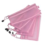 Mesh Reißverschluss -Dateibeutel Doppelschicht -Mesh -Taschen, 10pcs Nylon -Dateibeutel Puzzle Aufbewahrungstasche Brettspiel Storage Beutel für A6 Paper Stationery Office Supplies Bills Office (#3)