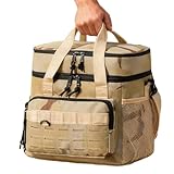 Yonuaret Reisekühler - 19 Liter Lunchtasche Tragetasche - Isolierte Kühltragetaschen,Für Angeln Outdoor Automobil Lastkraftwagen Camping Schwimmbad Arbeit Autoreise Golf Aktivitäten