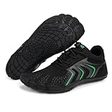 Unisex Barfußschuhe Herren Damen Leicht Zehenschuhe,Atmungsaktiv Strandschuhe rutschfeste Traillaufschuhe Fitnessschuhe für Yoga Fitness Training 36-58EU