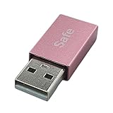 Geavonyg USB-Datenblockierender USB-Schutz für sicheres Laden, leistungsstarkes 5 V/3 A Aluminiumgehäuse für sicheres Laden und Datenübertragung