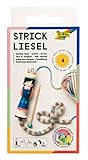 folia 24919 - Strickliesel inklusive Wolle, Holzstricknadel und Sticknadel