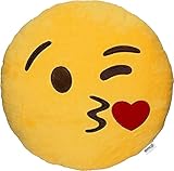 Vnnigmn Emoji-Kissen, niedlich, Puppe, Emoticons, Dekoration, Spielzeug, Geburtstag, Geschenk, Kissen, Haus, Dekoration