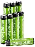 Amazon Basics AAA-Batterien, wiederaufladbar, vorgeladen, NiMh, 8 Stück (Aussehen kann variieren)