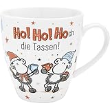 Tasse Ho ho hoch die Tassen: Porzellan-Tasse in Geschenkbanderole