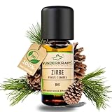 Naturreines Bio Zirbenöl / 10ml Pur / 100% reines, echtes Zirbelkieferöl/Alpenfrische zuhause/nicht gemischt/Bio Qualität/echtes Zirben Produkt aus der Natur