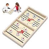 Sling Puck Game Interaktives Spielzeug für Eltern und Kinder, aufblasbares Holzbrettspiel für zwei Spieler, für Kinder und Erwachsene, verbessert die Koordination – Hand und Motorik