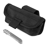 xtemtoamz Messertasche für Gürtel,Messer Holster,Werkzeugtasche Gürtel,Kompaktes Klappmesser mit Gürtelclip,für Outdoor Unterhaltung, Wandern, Bergsteigen,Geschenke für Männer