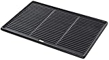 CLP Gusseisen-Grillplatte I Für Gasgrill, Kohlegrill & Elektrogrill, Farbe:anthrazit, Größe:48.5x32 cm