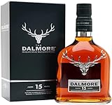 The Dalmore 15 Jahre Single Malt Scotch Whisky mit Geschenkverpackung, 700ml