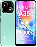 ZTE Blade A35e, Android-Handy，Smartphone ohne Vertrag: 2GB+64GB Speicher, Grün, 5000 mAh Batterie & 6.52' HD+Display