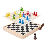 Qfdiwr Schachspiel für Kinder, Reiseschachspiel | Fliegendes Schach für Kinder, 2-in-1-Sets,Puzzle-Brettspiel aus Holz mit tragbarem Holzkoffer und sicherer Aufbewahrung für Teile, Set für und