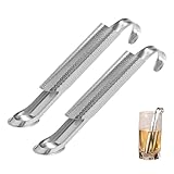 Diffaxy Edelstahl Tee Diffusor 2 Stück Teesieb für Losen Tee - feinmaschig Teestab losen Tee, Teesieb, Teeei Edelstahl, Mehlsieb-Staubwedel - Zucker, Mehl, Gewürze, Kakaopulver