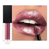 GL-Turelifes Halloween Lipgloss Matt Lippenstift wasserdicht Schwarz Grün Blau Lila Samt Lippenstift für Maskerade, SFX, Kostüm, Cosplay, Halloween Make-up (#15)