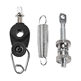 Bass für Schlagzeug, komplettes Set mit 3 Stück, inkl. Fußpedalfeder und Spannmechanismus (A)