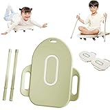 GLHYUOP Autismus Kinder Drehstuhl Kinder Rollbrett,360° Panorama-Lenkung Gym Scooter FüR Kinde,150 Kg Belastbar 6 SpielmöGlichkeiten, Eltern-Kind-Interaktionsspielzeug