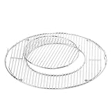 FORYEYC 54.6cm Rost-in-Rost Rund Grillrost für Weber 57cm Holzkohlegrills, Gourmet System 57cm Kugelgrill, One-Touch, Performer, Bar-B-Kettle and Master-Touch, BBQ-System ersatzteile für Weber 8835