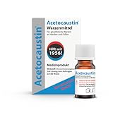 Acetocaustin Lösung | Warzenmittel | Schmerzfrei | Kinder ab 4 Jahre | Warzenbehandlung für Hände und Füße | 2ML Warzenentferner | Warzen Entfernen