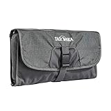 Tatonka Small Travelcare Kulturbeutel - Flache Waschtasche zum Aufhängen mit Fächern und Spiegel - titan grey - 25 x 17 x 4 cm