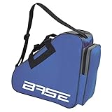 BASE - Skatebag I Schlittschuhtasche mit Henkeln I Eishockey-Bag mit Reisverschluss & praktischen Fächern I inkl. verstellbarem Trageriemen, blau