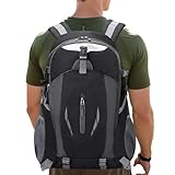 Generisch Herren Wanderrucksack - 40 Liter Wanderrucksack Outdoor Rucksack,Wasserdichter Rucksack Mit Organizer Für Wandern Camping Klettern Reisen