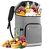 CALIYO Kühlrucksack, Kühltasche Rucksack, Picknickrucksack 24L Große isolierte Kühltasche für Männer und Frauen, geeignet für Outdoor/Picknick/Camping/Grillen/Wandern