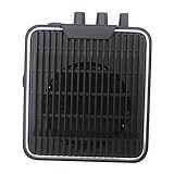 Amagogo E-Gitarrenverstärker, Verstärker, Lautsprecher, vielseitig, leicht, 5 Watt, wiederaufladbarer Verstärker für das tägliche Übungskonzert, Schwarz