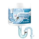 Abflussreiniger Extra Stark, 2026 Neu Profi Rohrreiniger für Badewanne, Leistungsstarkes Abflussreinigerpulver Gegen Verstopfungen, Drain Cleaner für Küche, Bad, Toilette & Balkon (1, 260g)