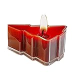 Teelicht für den Weihnachtsbaum – Duftkerze für Weihnachtsbaum, Aromatherapie-Kerzen in Baumform | Weihnachtskerze aus Sojawachs, festlicher und komfortabler Duft, Pla Teelicht