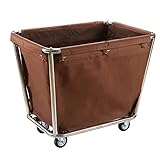 Robuster Wäschewagen mit Rädern – Rollbarer Wäschewagen für Zuhause und Hotel, stabiles Design, praktische Aufbewahrungslösung für einfachen Wäschetransport