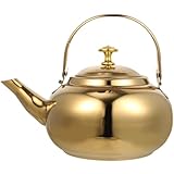 Edelstahl Teekessel Mit Cool-touch Griff Wasserkessel Für Induktion Gas Und Elektroherd Praktischer Haushaltswasserkocher Für Tee Und Kaffee Langlebig Und Rostfrei Für Teeliebhaber