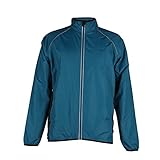 XIASABA Fahrradjacke, leicht, wasserdicht, Windjacke zum Wandern, atmungsaktiv, Mountainbike-Mantel, ideal zum Laufen, Angeln und für andere Ballsportarten, aus marineblauem Stoff (M)