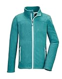 killtec Mädchen Fleecejacke mit Stehkragen KOW 346 GRLS FLC JCKT, dunkelmint, 152, 42136-000