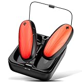 Miaton Elektrischer Handwärmer Taschenwärmer Wiederverwendbar mit Ladekoffer Akkulaufzeit 14000 Mah, Aufladbarer Taschenofen Hand Warmers Outdoor Camping Heizung Geschenke für Männer Frauen Kinder
