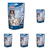 TRIXIE Hundeleckerli Premio Hunde-Fishies 100g - Premium Leckerlis für Hunde glutenfrei - ohne Getreide & Zucker, schmackhafte Belohnung für Training & Zuhause (Packung mit 5)