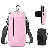 YYUNJINI Handy-Halterung für Laufarmband, kleine Geldbörsen für Damen, Crossbody-Tasche, Herren, Kinder, iPhone 11, 12, 13, 14, 15, 16e, 16, Pro Max, Xs Xr X, Galaxy Ultra S25 Plus, Note, 3-in-1