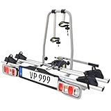 eBike Fahrradträger fürs Auto | Klappbar für Anhängerkupplung - Bis 60kg/2 E-Bikes - Diebstahlsicher - Einfache Montage - Hohe Zuladung - Stabiler Heckträger - Ideal für E-Fahrräder