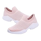 minkissy 1 Paar Elastische Sockenschuhe Schuhe Männer Schritt Schuhe Frauen Trainingsschuhe Atmungsaktiv Leicht Outdoor-Schuh Fitnessschuh Indoor-Fitness-Sneaker Sohle: Gummi Rosa