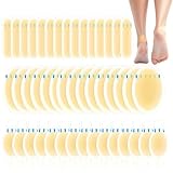 45 Stück Blasenpflaster Ferse, Blasenpflaster Zehen, Gelpflaster, Hydrogel Pflaster für Zehen und Finger Vorfuß Ferse Fersenschutz Schutzhaut